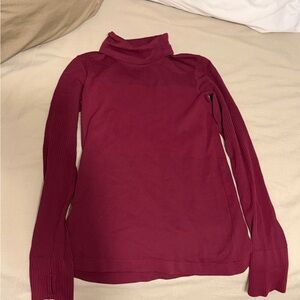 Athleta Burgundy Turtleneck